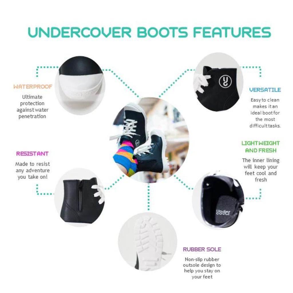 NATURE BLISS RAINKERS MEN'S RAIN BOOTS