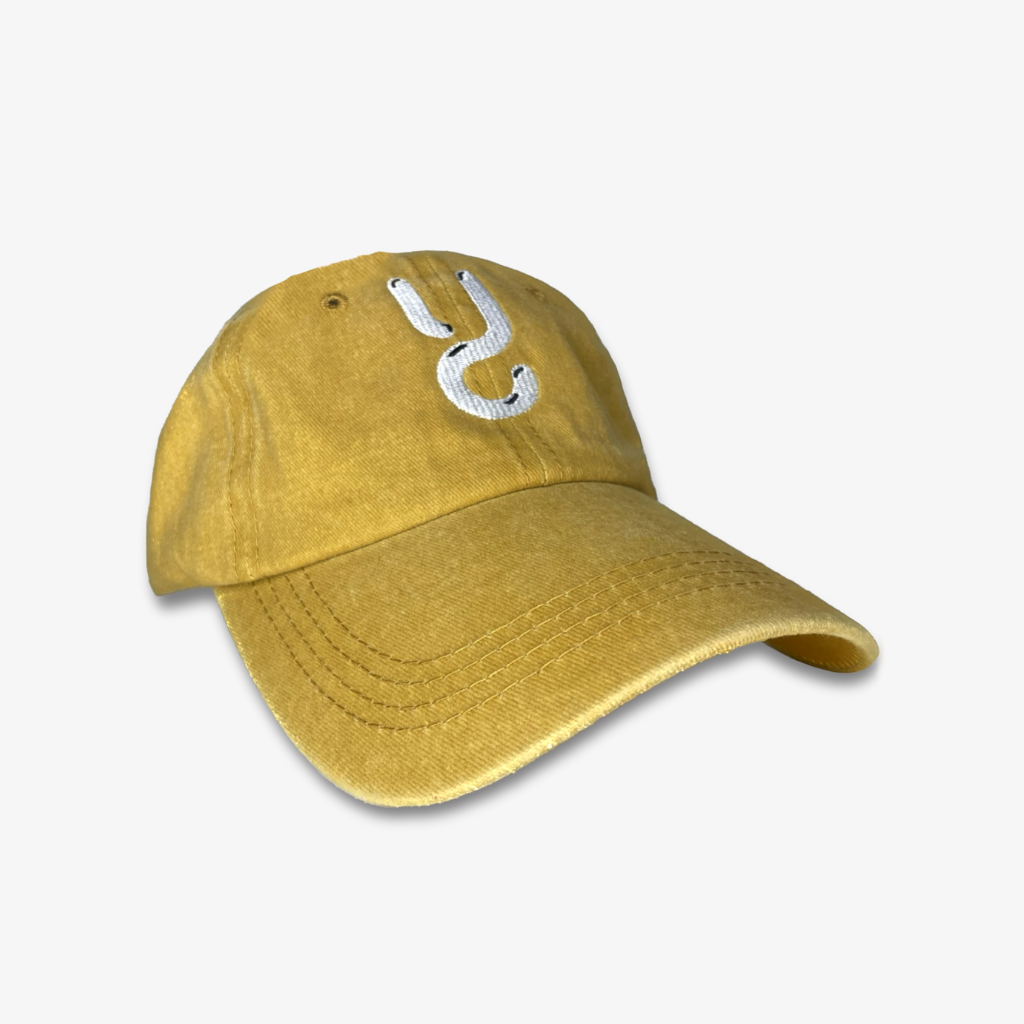 YELLOW COLOR VINTAGE CAP