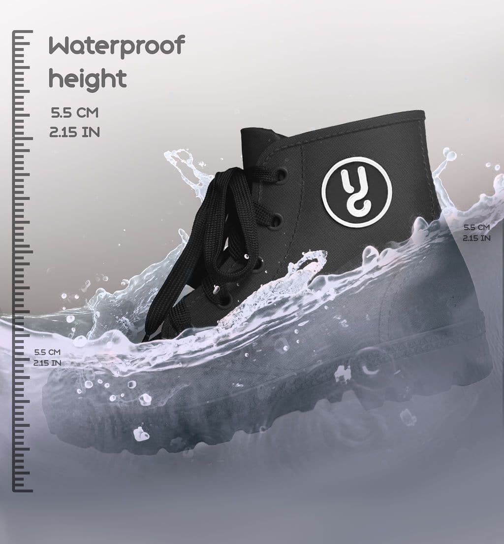 POWER BLACK RAINKERS MEN'S RAIN BOOTS